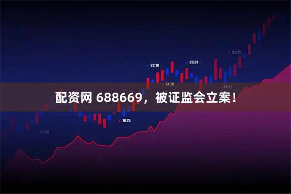 配资网 688669，被证监会立案！